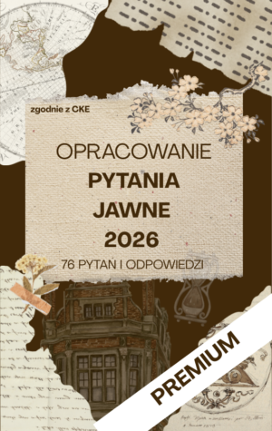 opracowania 76 pytań jawnych język polski matura 2026