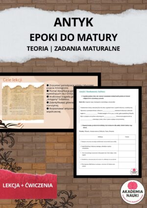 epoki do matury antyk | lekcja + Ćwiczenia