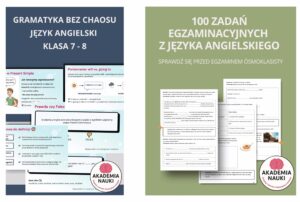 angielski bez stresu gramatyka + zadania egzaminacyjne | klasa 7 8