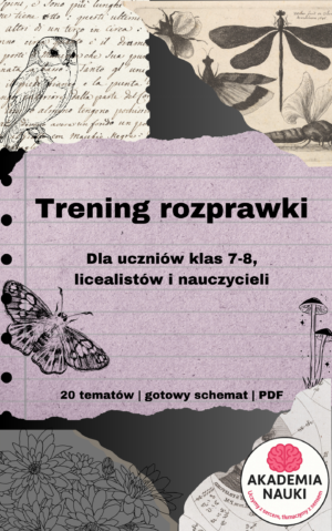 trening rozprawki – 20 tematÓw | karta pracy