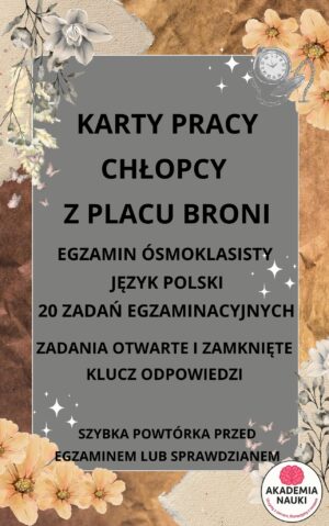 karty pracy lektur | pan tadeusz | egzamin Ósmoklasisty (kopia)