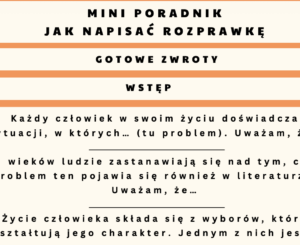 mini poradnik jak napisaĆ rozprawkĘ